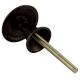 Antique Brass Round Knobs